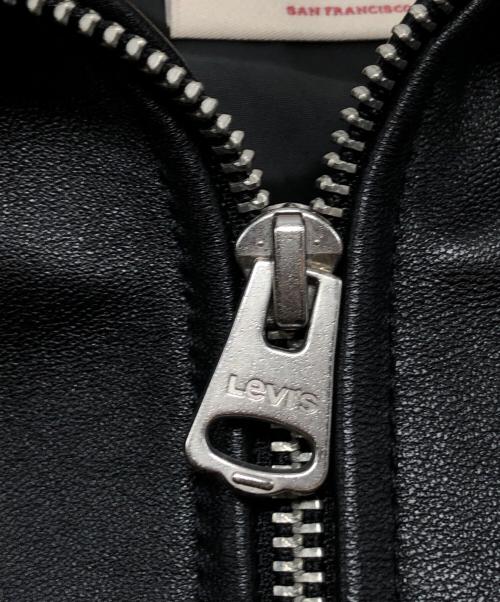 LEVI'S（リーバイス）LEVI'S (リーバイス) PREMIUM BLACK FULLZIP SPORTS LEATHER JACKET/005Z9-0000 ブラック サイズ:XSの古着・服飾アイテム