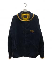 Hysteric Glamour（ヒステリックグラマー）の古着「ベロアジャケット / 2AB-2715」｜ネイビー
