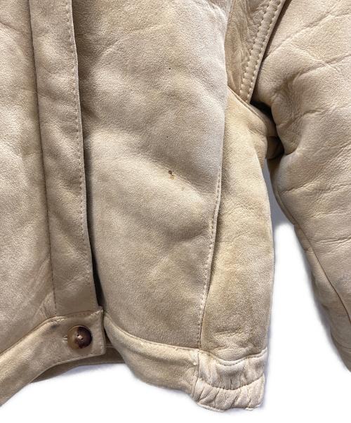 Timberland（ティンバーランド）Timberland (ティンバーランド) フィープスキンムートンジャケット ベージュ サイズ:SMALLの古着・服飾アイテム