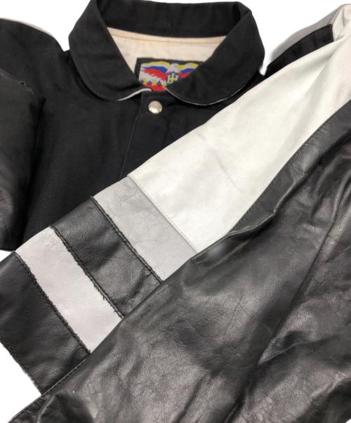 JEFF HAMILTON（ジェフハミルトン）JEFF HAMILTON (ジェフハミルトン) レターマンジャケット ブラック サイズ:Mの古着・服飾アイテム