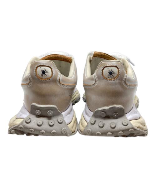 Maison MIHARA YASUHIRO（メゾン ミハラ ヤスヒロ）Maison MIHARA YASUHIRO (メゾン ミハラ ヤスヒロ) SCOTT OG Sole Vintage Leather Effect Low-top Sneaker/A16FW710 ベージュ サイズ:44の古着・服飾アイテム
