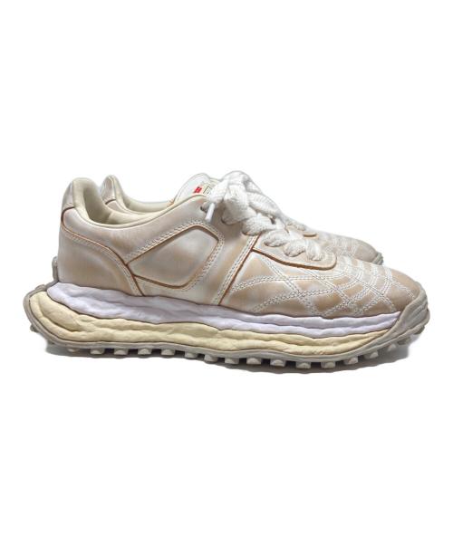 Maison MIHARA YASUHIRO（メゾン ミハラ ヤスヒロ）Maison MIHARA YASUHIRO (メゾン ミハラ ヤスヒロ) SCOTT OG Sole Vintage Leather Effect Low-top Sneaker/A16FW710 ベージュ サイズ:44の古着・服飾アイテム
