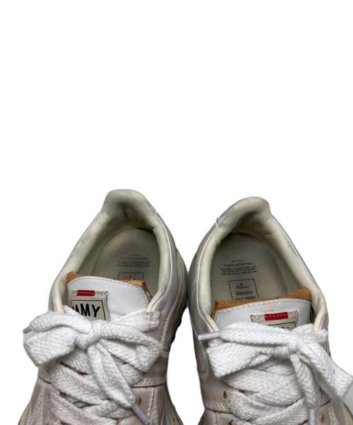 Maison MIHARA YASUHIRO（メゾン ミハラ ヤスヒロ）Maison MIHARA YASUHIRO (メゾン ミハラ ヤスヒロ) SCOTT OG Sole Vintage Leather Effect Low-top Sneaker/A16FW710 ベージュ サイズ:44の古着・服飾アイテム