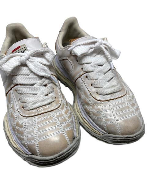 Maison MIHARA YASUHIRO（メゾン ミハラ ヤスヒロ）Maison MIHARA YASUHIRO (メゾン ミハラ ヤスヒロ) SCOTT OG Sole Vintage Leather Effect Low-top Sneaker/A16FW710 ベージュ サイズ:44の古着・服飾アイテム