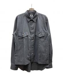 COMME des GARCONS HOMME DEUX（コムデギャルソン オム ドゥ）の古着「トラッカータイプ綿シャツ/DP-B051」｜グレー