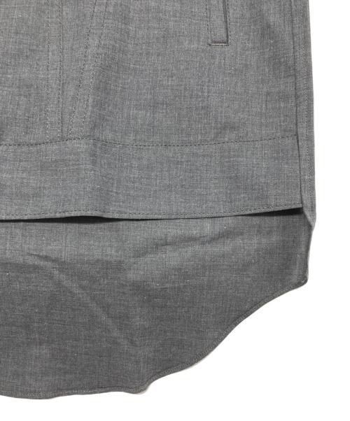 COMME des GARCONS HOMME DEUX（コムデギャルソン オム ドゥ）COMME des GARCONS HOMME DEUX (コムデギャルソン オム ドゥ) トラッカータイプ綿シャツ/DP-B051 グレー サイズ:Lの古着・服飾アイテム