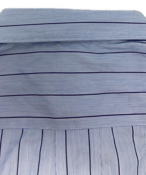 COMME des GARCONS HOMME DEUX（コムデギャルソン オム ドゥ）COMME des GARCONS HOMME DEUX (コムデギャルソン オム ドゥ) Blue Stripe Trucker Panel Shirt/DR-B024 スカイブルー サイズ:Mの古着・服飾アイテム