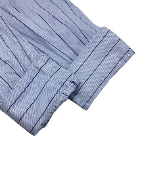 COMME des GARCONS HOMME DEUX（コムデギャルソン オム ドゥ）COMME des GARCONS HOMME DEUX (コムデギャルソン オム ドゥ) Blue Stripe Trucker Panel Shirt/DR-B024 スカイブルー サイズ:Mの古着・服飾アイテム