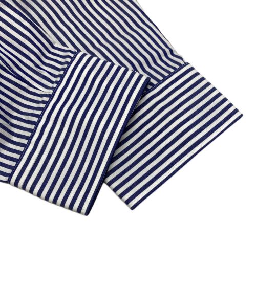 COMME des GARCONS HOMME DEUX（コムデギャルソン オム ドゥ）COMME des GARCONS HOMME DEUX (コムデギャルソン オム ドゥ) 切り替えストライプシャツ/DR-B030 ネイビー サイズ:Mの古着・服飾アイテム