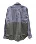 COMME des GARCONS HOMME DEUX (コムデギャルソン オム ドゥ) 切り替えストライプシャツ/DR-B030 ネイビー サイズ:M：25000円