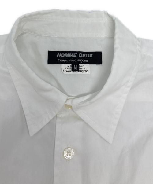 COMME des GARCONS HOMME DEUX（コムデギャルソン オム ドゥ）COMME des GARCONS HOMME DEUX (コムデギャルソン オム ドゥ) 長袖シャツ/DS-B022 ホワイト サイズ:Mの古着・服飾アイテム