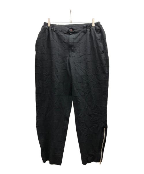 COMME des GARCONS HOMME DEUX（コムデギャルソン オム ドゥ）COMME des GARCONS HOMME DEUX (コムデギャルソン オム ドゥ) チェッカーパンツ/DR-P032 ブラック サイズ:Mの古着・服飾アイテム