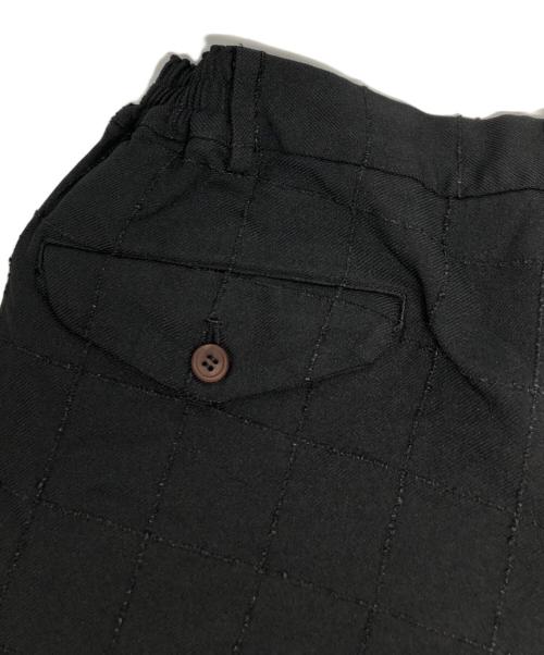 COMME des GARCONS HOMME DEUX（コムデギャルソン オム ドゥ）COMME des GARCONS HOMME DEUX (コムデギャルソン オム ドゥ) チェッカーパンツ/DR-P032 ブラック サイズ:Mの古着・服飾アイテム