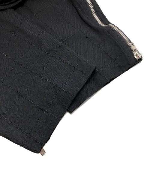 COMME des GARCONS HOMME DEUX（コムデギャルソン オム ドゥ）COMME des GARCONS HOMME DEUX (コムデギャルソン オム ドゥ) チェッカーパンツ/DR-P032 ブラック サイズ:Mの古着・服飾アイテム