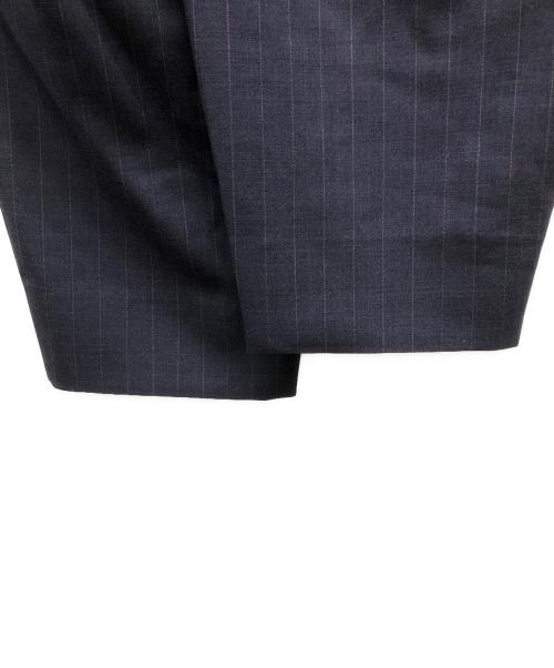 COMME des GARCONS HOMME DEUX（コムデギャルソン オム ドゥ）COMME des GARCONS HOMME DEUX (コムデギャルソン オム ドゥ) ウールストライプパンツ / DR-P027 ネイビー サイズ:Mの古着・服飾アイテム