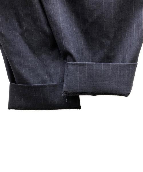 COMME des GARCONS HOMME DEUX（コムデギャルソン オム ドゥ）COMME des GARCONS HOMME DEUX (コムデギャルソン オム ドゥ) ウールストライプパンツ / DR-P027 ネイビー サイズ:Mの古着・服飾アイテム