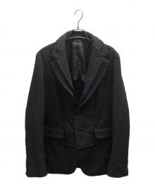 COMME des GARCONS HOMME DEUX（コムデギャルソン オム ドゥ）の古着「デザインレイヤードジャケット / DR-J042」｜ブラック