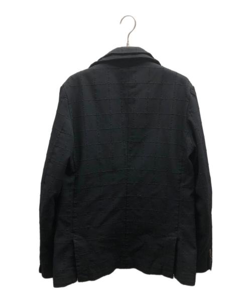 COMME des GARCONS HOMME DEUX（コムデギャルソン オム ドゥ）COMME des GARCONS HOMME DEUX (コムデギャルソン オム ドゥ) デザインレイヤードジャケット / DR-J042 ブラック サイズ:Mの古着・服飾アイテム