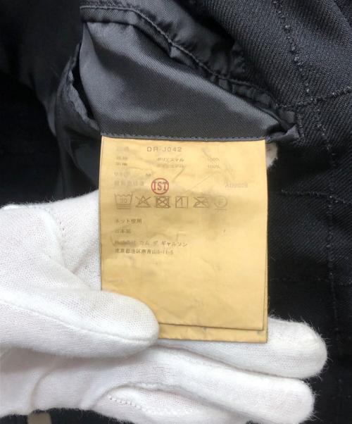 COMME des GARCONS HOMME DEUX（コムデギャルソン オム ドゥ）COMME des GARCONS HOMME DEUX (コムデギャルソン オム ドゥ) デザインレイヤードジャケット / DR-J042 ブラック サイズ:Mの古着・服飾アイテム