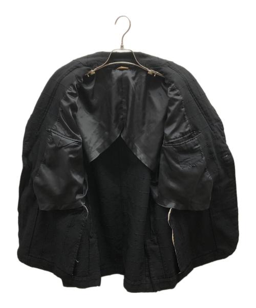 COMME des GARCONS HOMME DEUX（コムデギャルソン オム ドゥ）COMME des GARCONS HOMME DEUX (コムデギャルソン オム ドゥ) デザインレイヤードジャケット / DR-J042 ブラック サイズ:Mの古着・服飾アイテム