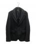 COMME des GARCONS HOMME DEUX（コムデギャルソン オム ドゥ）の古着「デザインレイヤードジャケット / DR-J042」｜ブラック