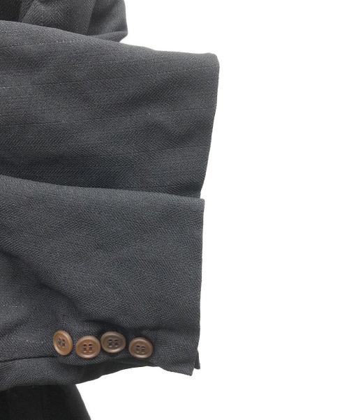 COMME des GARCONS HOMME DEUX（コムデギャルソン オム ドゥ）COMME des GARCONS HOMME DEUX (コムデギャルソン オム ドゥ) ポリ縮絨レイヤードジャケット / DR-J043 ブラック サイズ:Mの古着・服飾アイテム