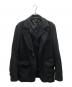 COMME des GARCONS HOMME DEUX (コムデギャルソン オム ドゥ) ポリ縮絨レイヤードジャケット / DR-J043 ブラック サイズ:M：45000円
