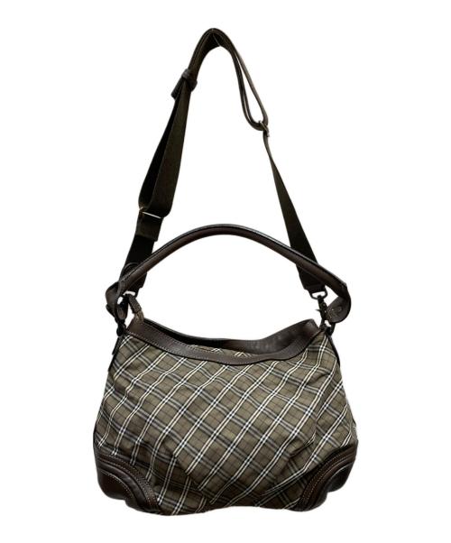 BURBERRY BLUE LABEL（バーバリー ブルー レーベル）BURBERRY BLUE LABEL (バーバリー ブルー レーベル) 2WAYノバチェックギャザーバッグ / ZAE03-001-78 ベージュの古着・服飾アイテム