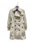 BURBERRY BLUE LABEL（バーバリー ブルー レーベル）の古着「トレンチコート/FR530-275-02」｜アイボリー