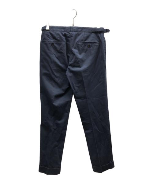INCOTEXX（インコテックス）INCOTEXX (インコテックス) コットンツイル 1プリーツ サイドアジャスター スラックス/1AGW11 90305 821 ネイビー サイズ:44の古着・服飾アイテム