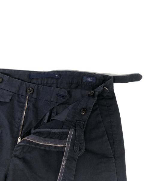 INCOTEXX（インコテックス）INCOTEXX (インコテックス) コットンツイル 1プリーツ サイドアジャスター スラックス/1AGW11 90305 821 ネイビー サイズ:44の古着・服飾アイテム
