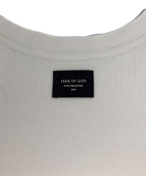 Fear Of God（フィア・オブ・ゴッド）FEAR OF GOD (フィア・オブ・ゴッド) inside out Tシャツ/5C18KSST アイボリー サイズ:Lの古着・服飾アイテム