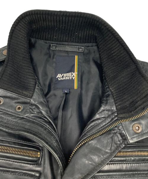 AVIREX（アヴィレックス）AVIREX (アヴィレックス) レザージャケット/6171028 ブラック サイズ:Lの古着・服飾アイテム