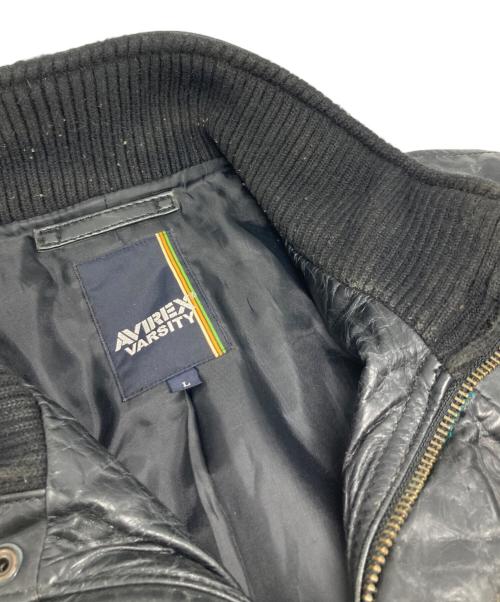AVIREX（アヴィレックス）AVIREX (アヴィレックス) レザージャケット/6171028 ブラック サイズ:Lの古着・服飾アイテム