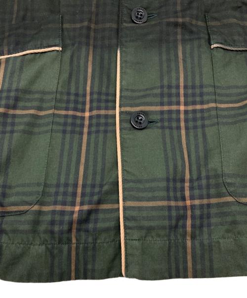 sacai（サカイ）sacai (サカイ) Plaid Overdye Jacket/21-02540M グリーン サイズ:2の古着・服飾アイテム