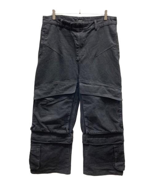 entire studios（エンタイアスタジオ）ENTIRE STUDIOS (エンタイアスタジオ) ハードカーゴパンツ/ES2220 ブラック サイズ:Lの古着・服飾アイテム