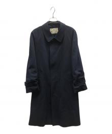Aquascutum（アクアスキュータム）の古着「バルマカンコート」｜ネイビー
