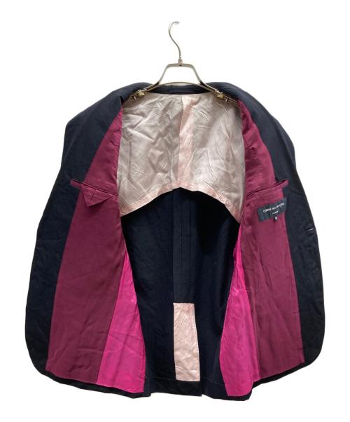 COMME des GARCONS HOMME（コムデギャルソン オム）COMME des GARCONS HOMME (コムデギャルソン オム) ウールテーラードジャケット/HB-J016 ネイビー サイズ:SSの古着・服飾アイテム