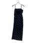 MAISON SPECIAL (メゾンスペシャル) Button Slit Checkered Camisole Maxidresses/21242265301 ネイビー サイズ:36：8000円