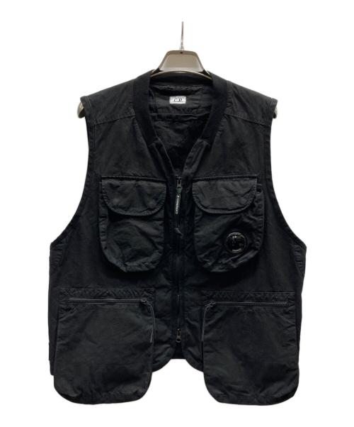 C.P COMPANY（シーピーカンパニー）C.P COMPANY (シーピーカンパニー) BA-TIC GILET VEST/13CMOW255A ブラック サイズ:50の古着・服飾アイテム