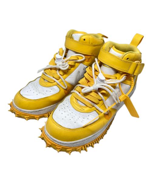 NIKE（ナイキ）NIKE (ナイキ) OFFWHITE (オフホワイト) Air Force 1 Mid SP LTHR/DR0500-101 イエロー サイズ:US10.5の古着・服飾アイテム