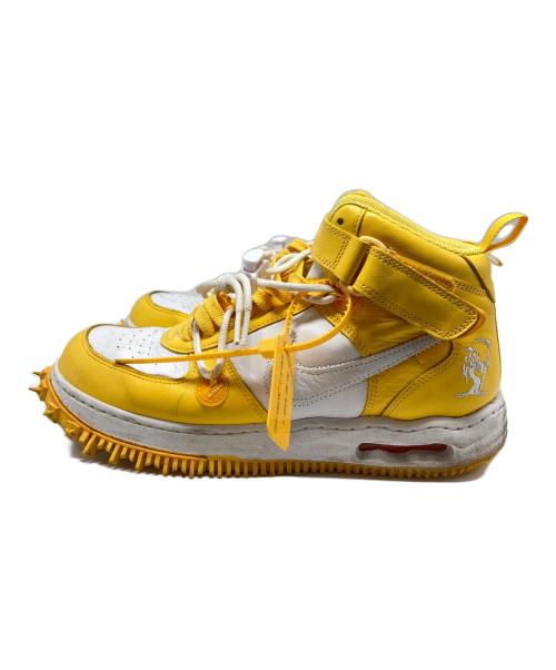 NIKE（ナイキ）NIKE (ナイキ) OFFWHITE (オフホワイト) Air Force 1 Mid SP LTHR/DR0500-101 イエロー サイズ:US10.5の古着・服飾アイテム