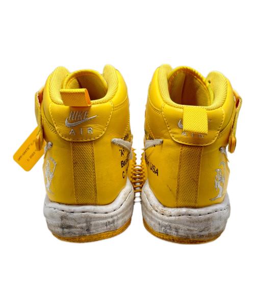 NIKE（ナイキ）NIKE (ナイキ) OFFWHITE (オフホワイト) Air Force 1 Mid SP LTHR/DR0500-101 イエロー サイズ:US10.5の古着・服飾アイテム