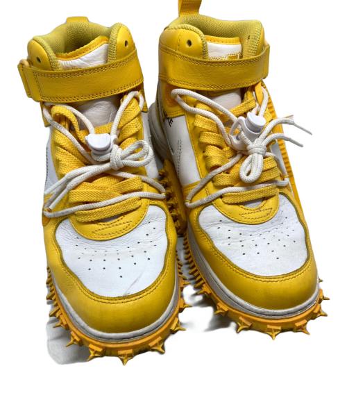 NIKE（ナイキ）NIKE (ナイキ) OFFWHITE (オフホワイト) Air Force 1 Mid SP LTHR/DR0500-101 イエロー サイズ:US10.5の古着・服飾アイテム