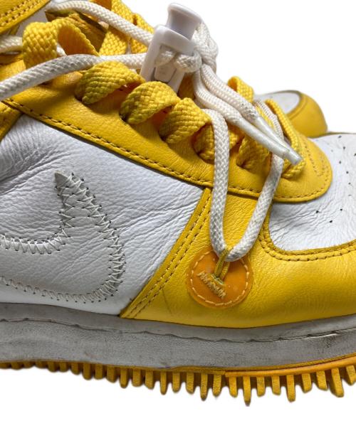 NIKE（ナイキ）NIKE (ナイキ) OFFWHITE (オフホワイト) Air Force 1 Mid SP LTHR/DR0500-101 イエロー サイズ:US10.5の古着・服飾アイテム