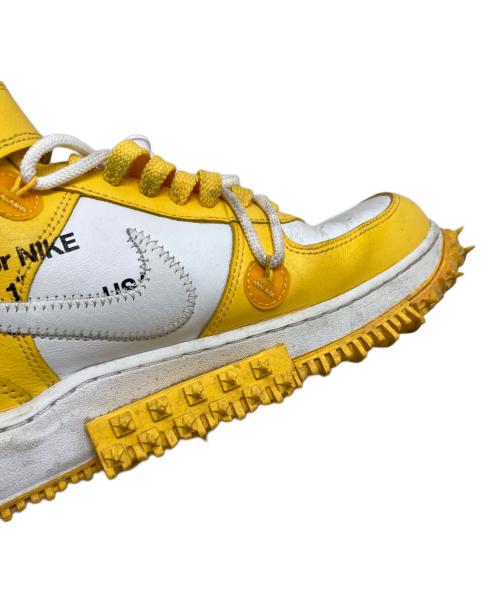NIKE（ナイキ）NIKE (ナイキ) OFFWHITE (オフホワイト) Air Force 1 Mid SP LTHR/DR0500-101 イエロー サイズ:US10.5の古着・服飾アイテム