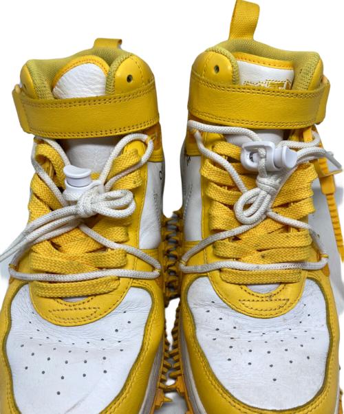 NIKE（ナイキ）NIKE (ナイキ) OFFWHITE (オフホワイト) Air Force 1 Mid SP LTHR/DR0500-101 イエロー サイズ:US10.5の古着・服飾アイテム