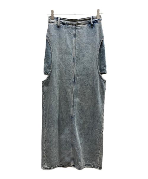 CLANE（クラネ）CLANE (クラネ) CIRCLE CUT LAYERED DENIM SKIRT/16109-6192 ブルーの古着・服飾アイテム