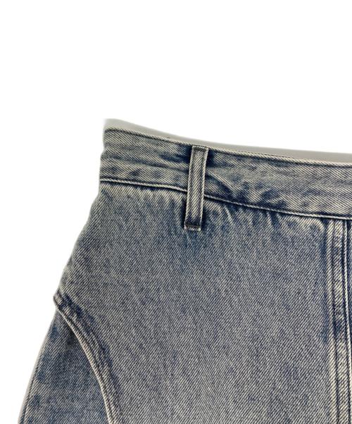 CLANE（クラネ）CLANE (クラネ) CIRCLE CUT LAYERED DENIM SKIRT/16109-6192 ブルーの古着・服飾アイテム