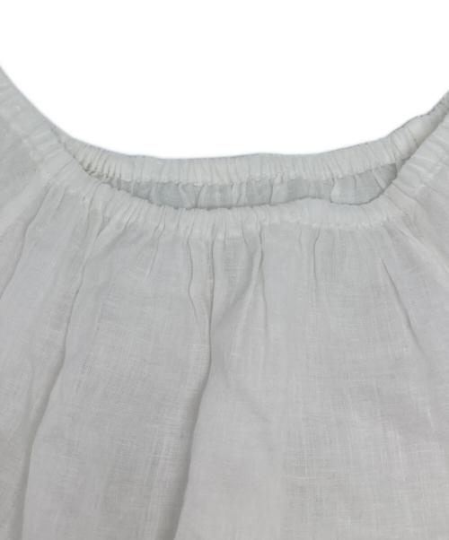 DEUXIEME CLASSE（ドゥーズィエム クラス）Deuxieme Classe (ドゥーズィエム クラス) LIBECO Linen ブラウス/26051500806010 ホワイト サイズ:₋の古着・服飾アイテム